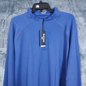 NWT Rhone Session 1/4 Zip 2XL  Performance Stretch Anti Odor Italian Fabric $108